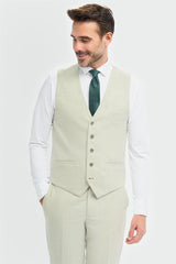 Tropez Sage Three Piece Suit