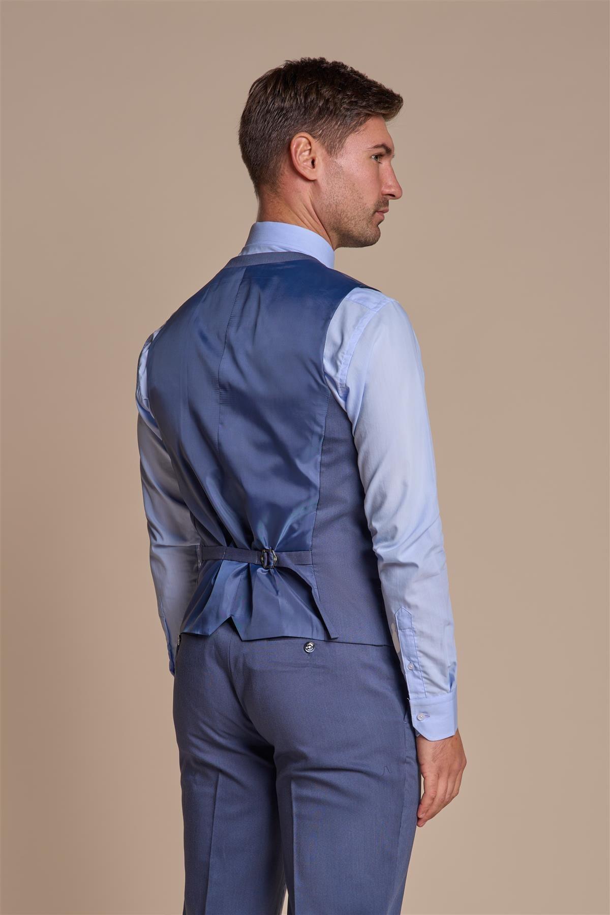 Specter Teal Waistcoat Back