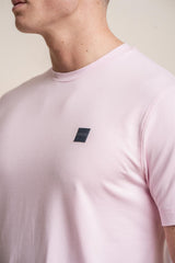 Bogart pink T-shirt front detail