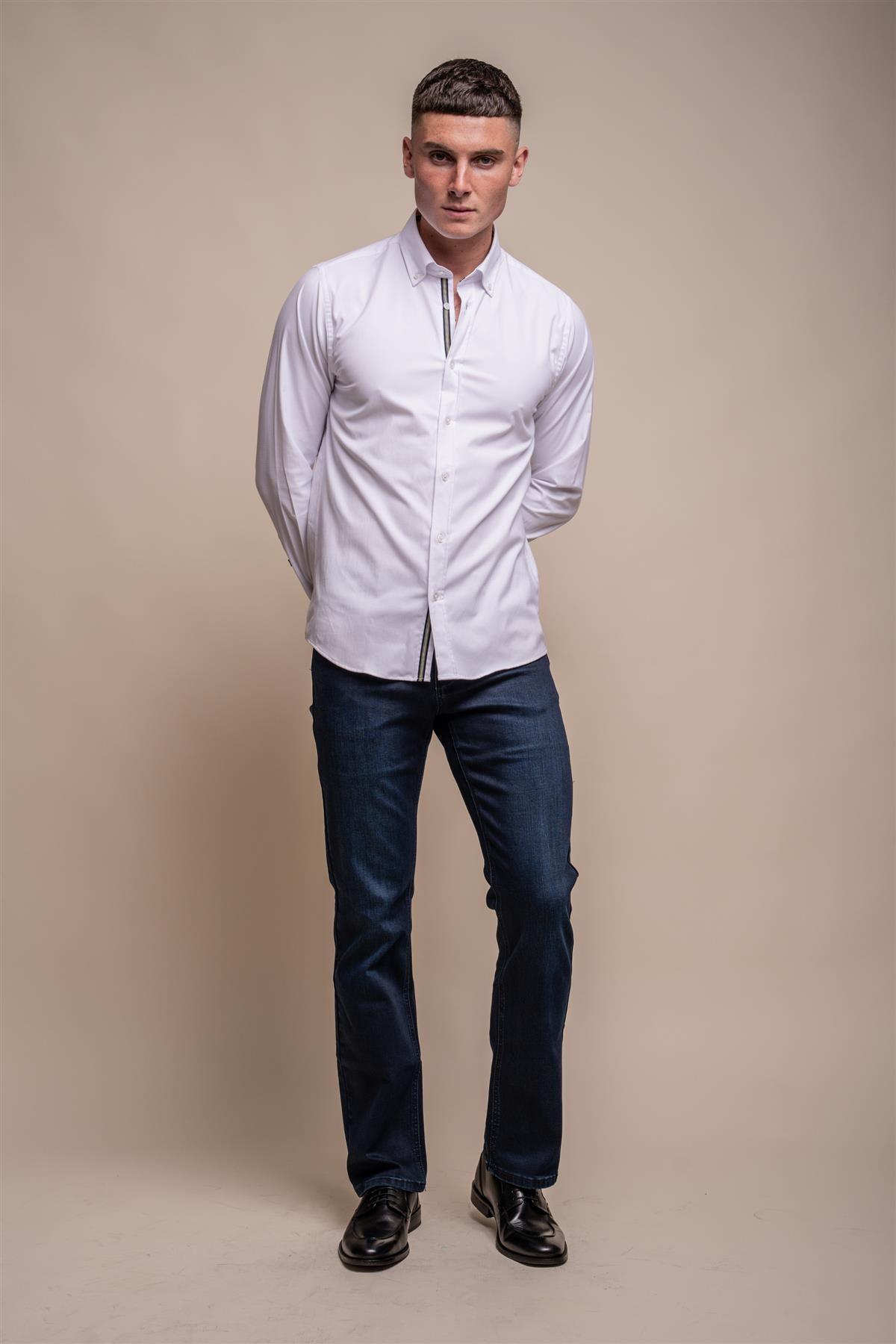 Tessa White Shirt Front