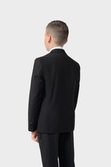 Boys Malibu Tuxedo Black Two Piece Suit
