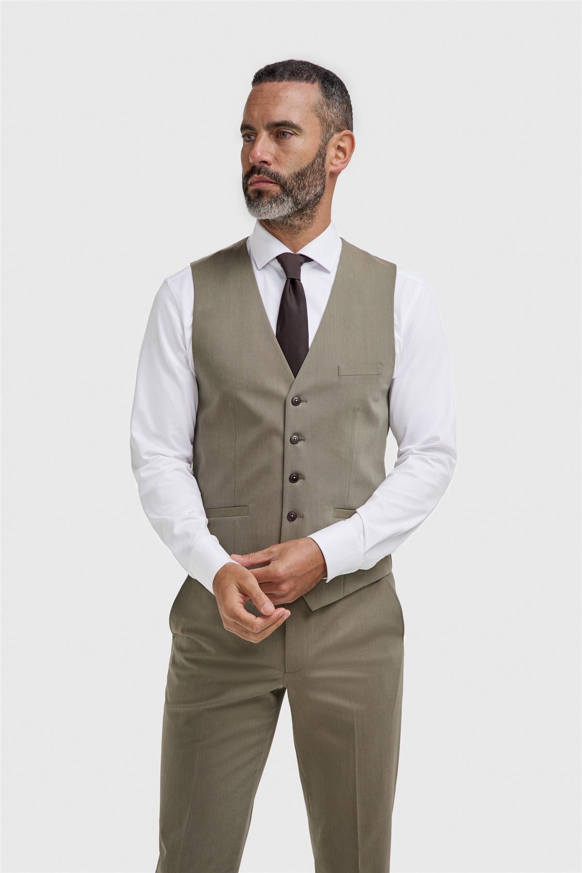 Donatella Sage Three Piece Suit - House of Cavani