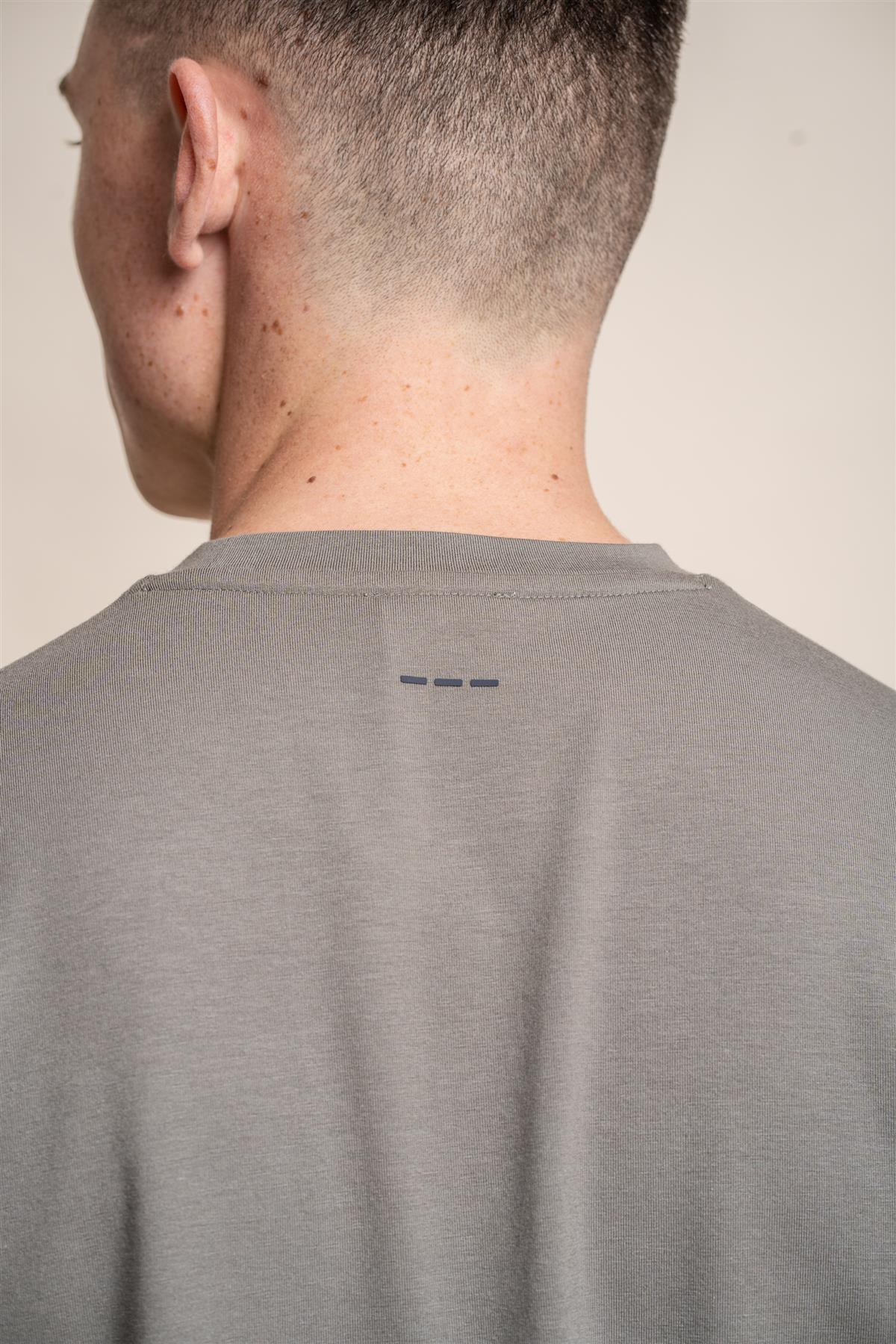 Bogart sage T-shirt back detail