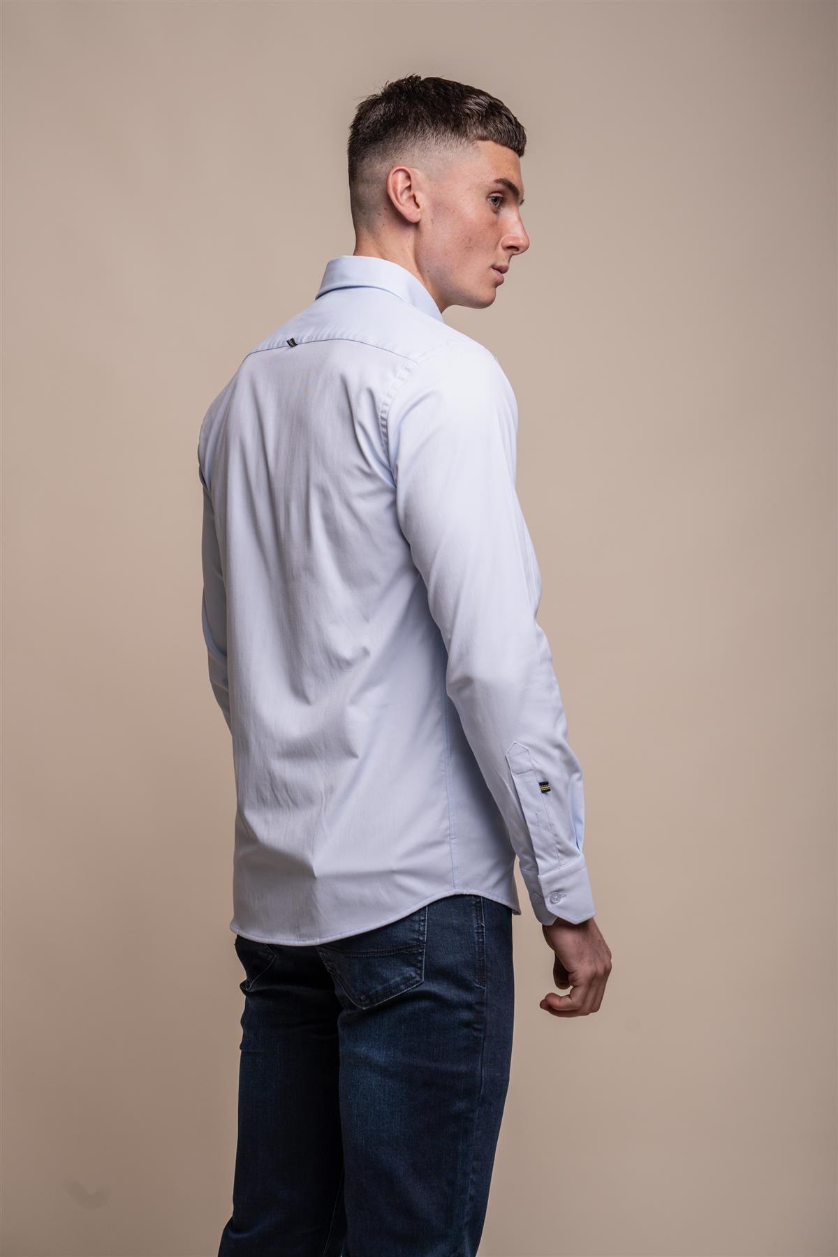 Tessa Sky Blue Shirt Back