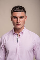 Tessa Pink Shirt Front Detail