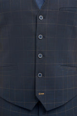 Torino Navy Waistcoat