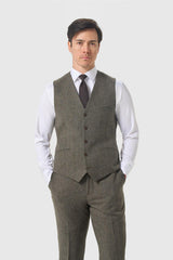 Thomas Sage Tweed Three Piece Suit