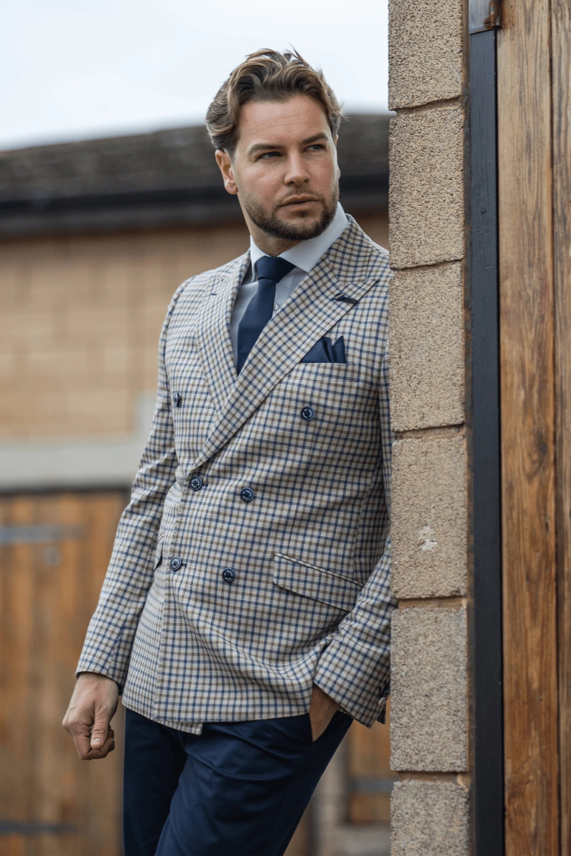 Sergio Blazer With Navy Chinos House of Cavani