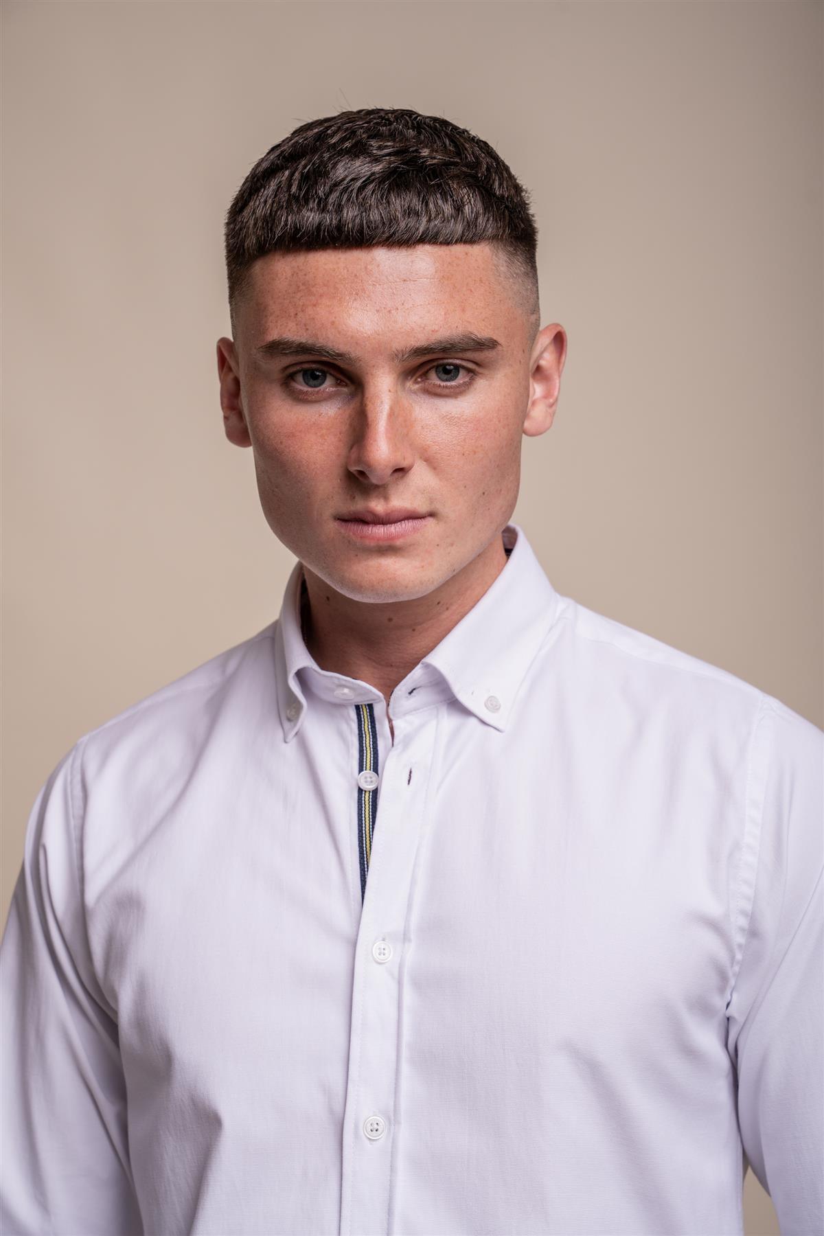 Tessa White Shirt Front Detail