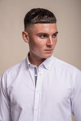 Tessa White Shirt Front Detail