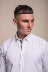 Tessa White Shirt Front Detail