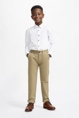 Boys Noble White Shirt - House of Cavani