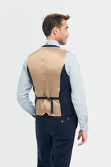 Tropez Navy Waistcoat