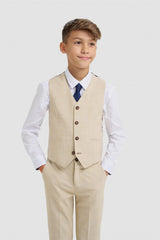 Boys Camden Beige Suit