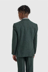 Boys Thomas Lush Olive Suit