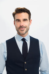 Tropez Navy Waistcoat
