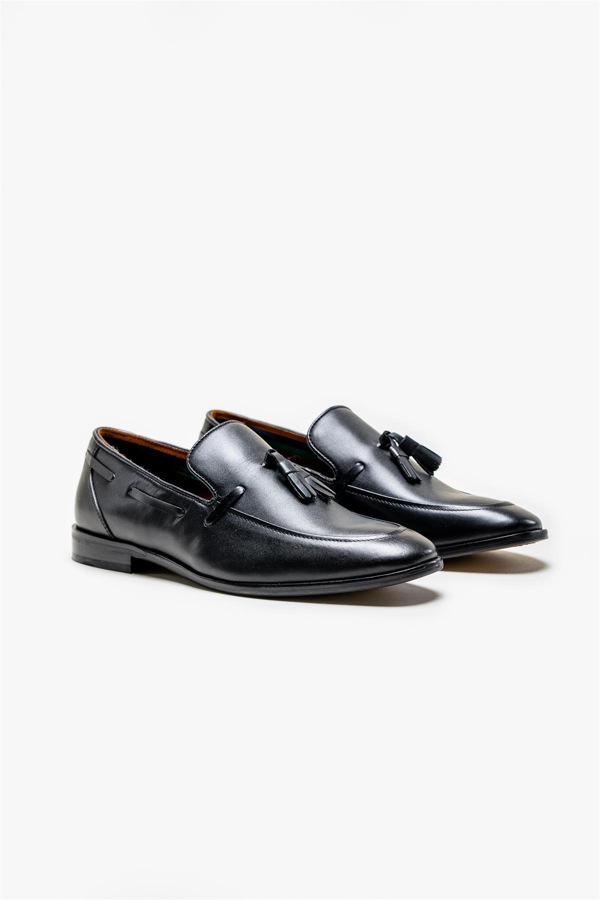 Freemont black loafers front
