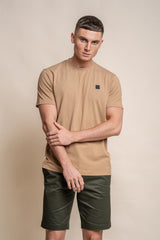 Bogart sand T-shirt front