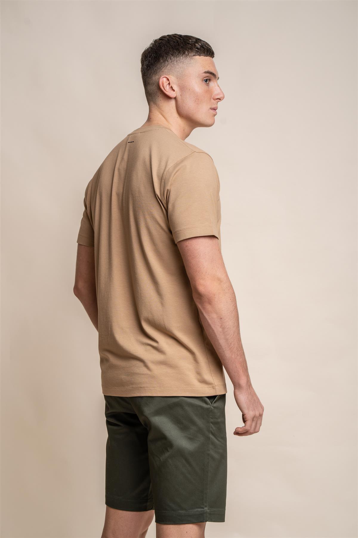 Bogart sand T-shirt back