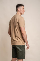 Bogart sand T-shirt back