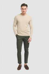Savio Sand Lightweight Crew Neck Jumper