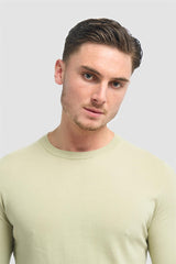 Savio Aloe Lightweight Crew Neck Jumper