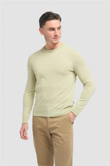 Savio Aloe Lightweight Crew Neck Jumper