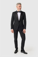 Malibu Peak Lapel Black Tux Blazer