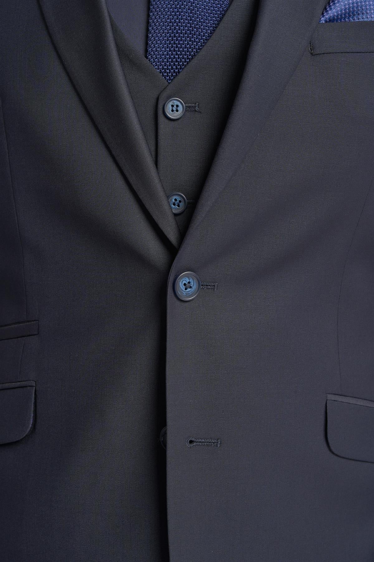 Bond Midnight Blazer Chest Detail