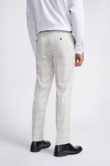 Light Grey Check Trousers