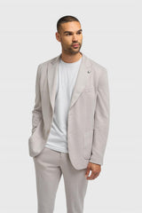 Vasco Beige Two Piece Suit