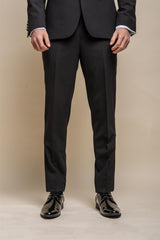 Aspen Black Trousers - House of Cavani