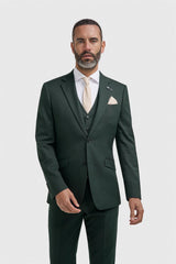 Malibu Forest Three Piece Suit - House of Cavani