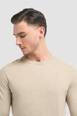 Savio Sand Lightweight Crew Neck Jumper