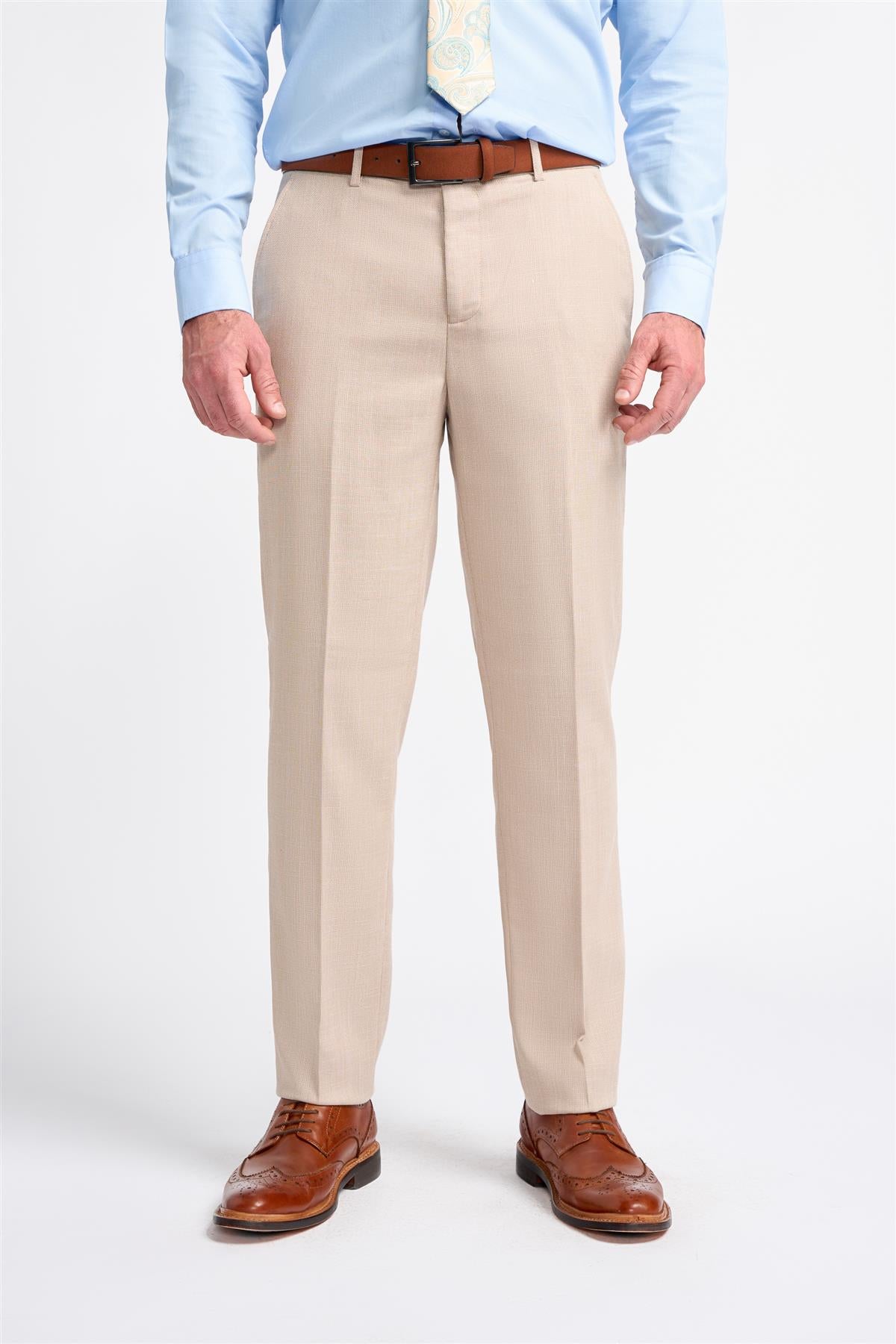 Miami Beige Trousers - House of Cavani