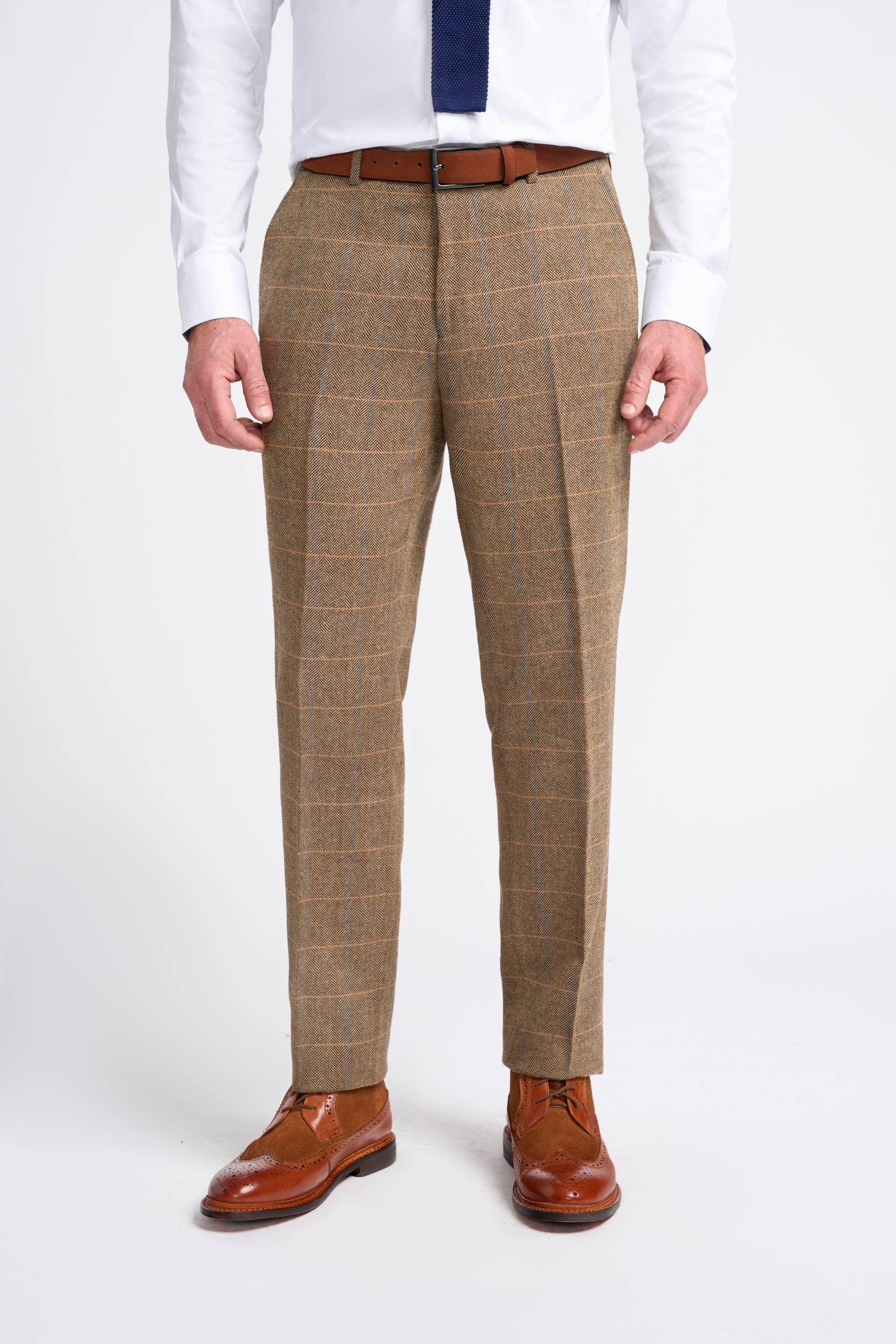 Albert Brown Trousers Front