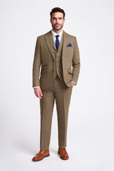 Albert Brown Long Tweed Three Piece Suit