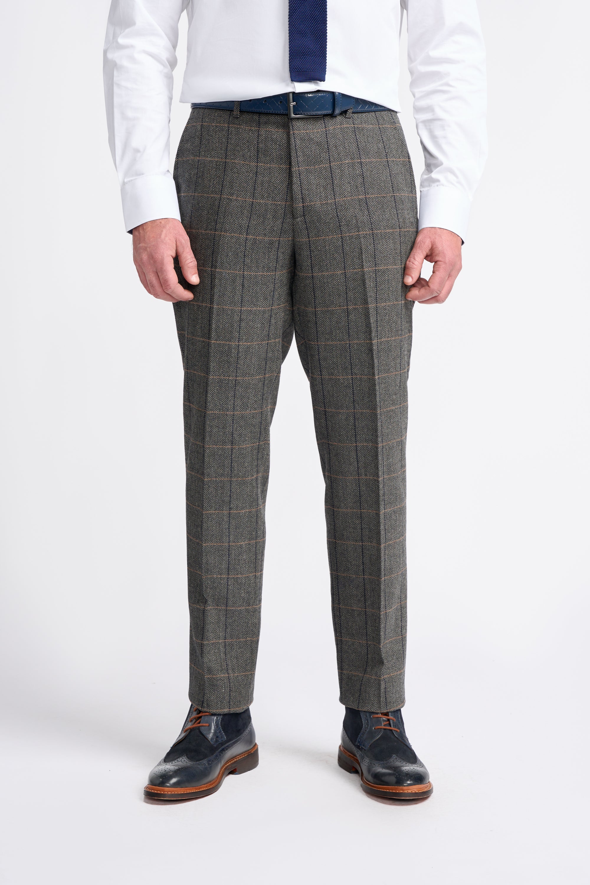 Albert Grey Trousers Front