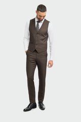 Caridi Brown Waistcoat
