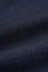 Caridi Navy Regular Check Three Piece Suit