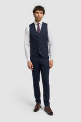 Caridi Navy Waistcoat