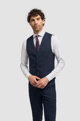 Caridi Navy Waistcoat