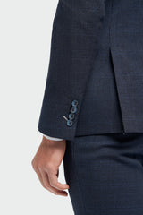 Caridi Navy Double Breasted Blazer