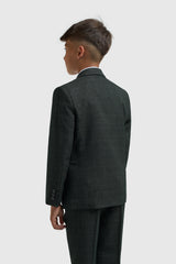 Boys Caridi Olive Three Piece Suit