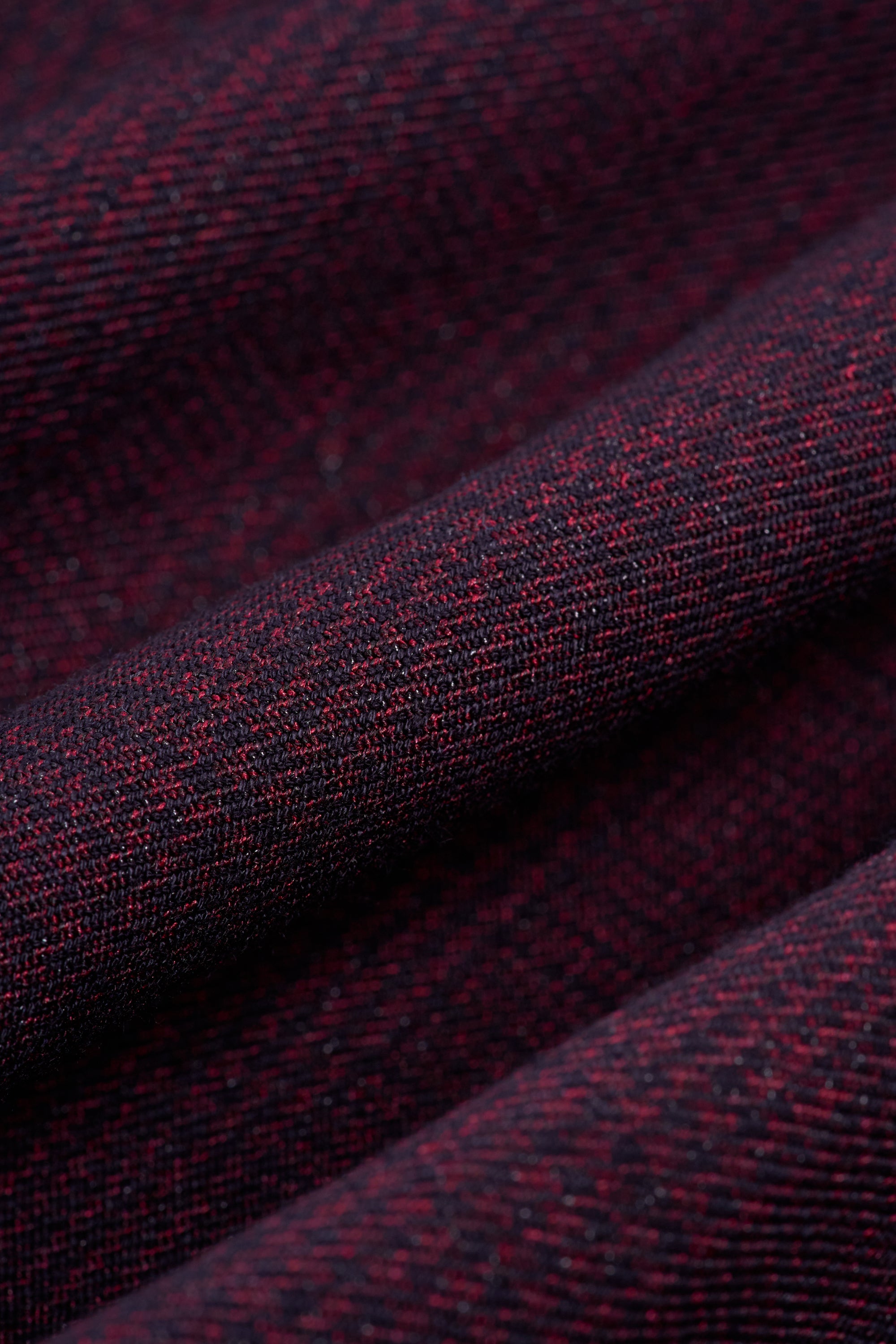 Caridi Wine Regular Check Three Piece Suit - House of Cavani