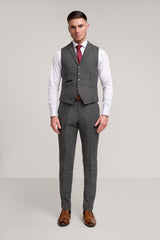 Cosmo Grey Three Piece Suit