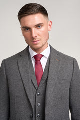 Cosmo Grey Three Piece Suit
