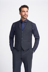 Bond Midnight Waistcoat Front
