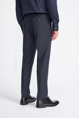 Bond Wool Rich Midnight Navy Three Piece Suit - House of Cavani