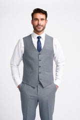 Bond Puppy Tooth Three Piece Suit